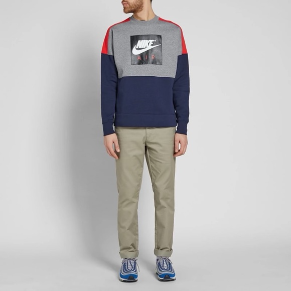 Nike Heritage Air Crew Sweatshirt - Picture 4 of 5
